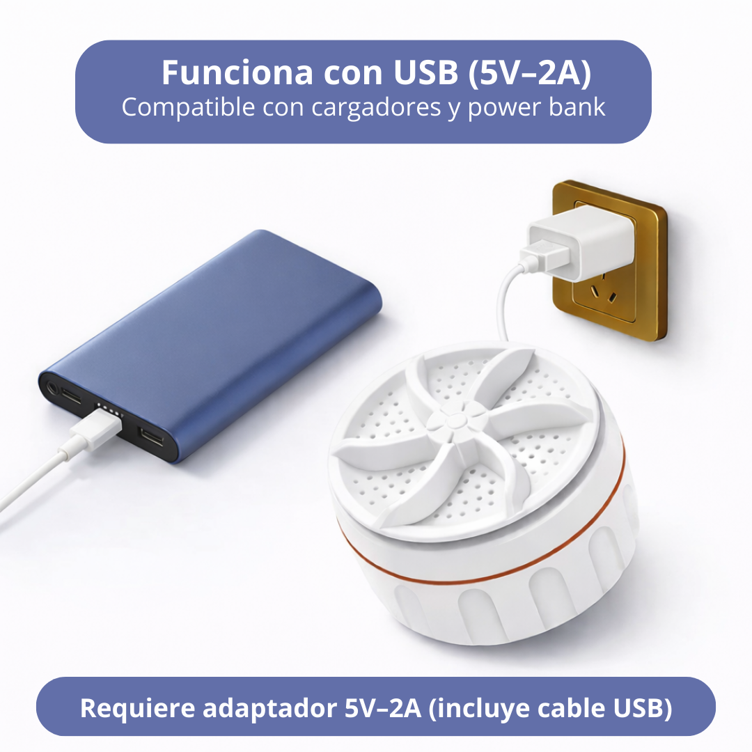 Mini Lavadora Portátil